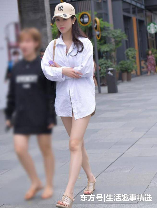 小姐姐黑色的連衣裙，唯美時尚