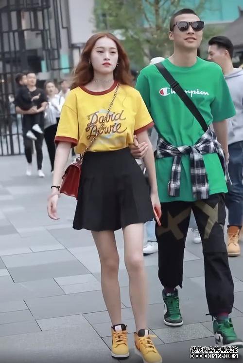 AJ情侶帶火了一種時尚，叫“青黃不接”