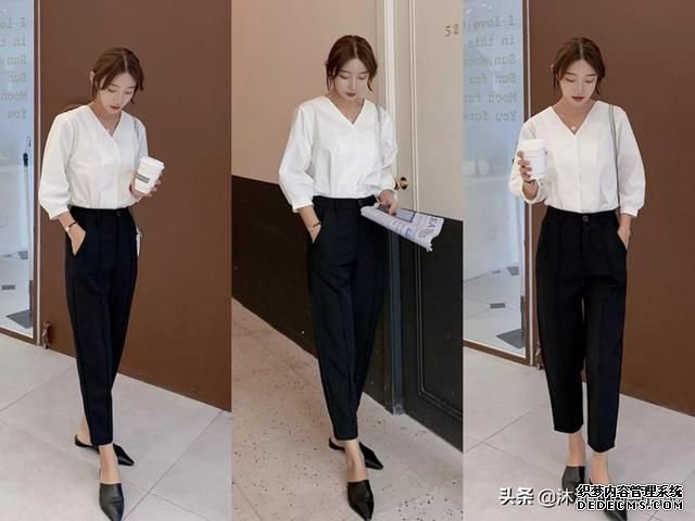 白色襯衫的多種搭配你學會了嗎？