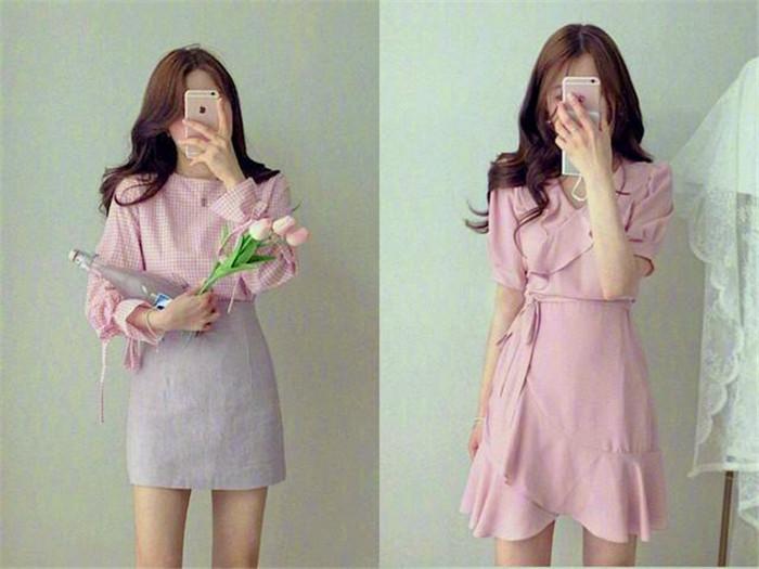 韓系女生的輕熟風穿搭