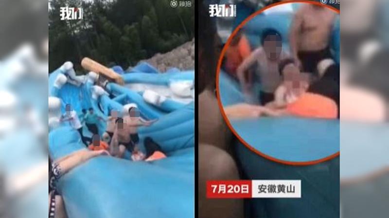 充氣城堡崩塌「吃人」　8歲女童缺氧身亡_台北到府坐月子,新北市到府坐月子